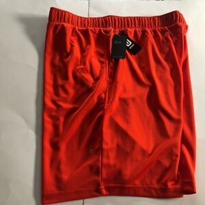 Mesh Athletic Shorts Mens 2XLT Tall Idealogy Orange